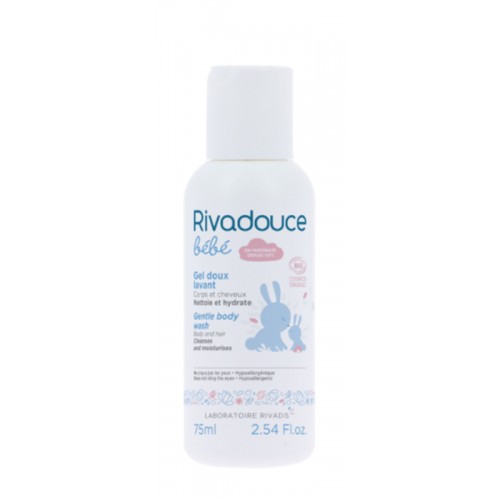 Gel doux lavant bébé bio - 75 ml - Rivadouce