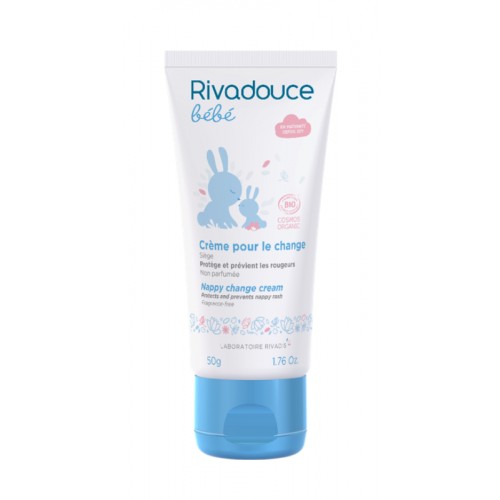 Crème pour le change bébé bio - 50g - Rivadouce
