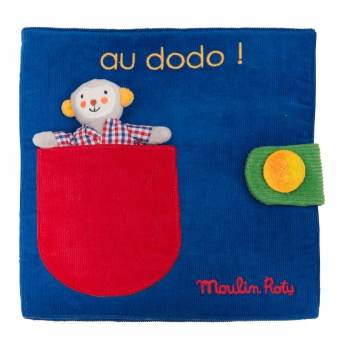 Livre tissu Au dodo Les Popipop