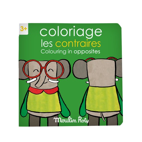 Cahier de coloriage Les contraires Les Popipop