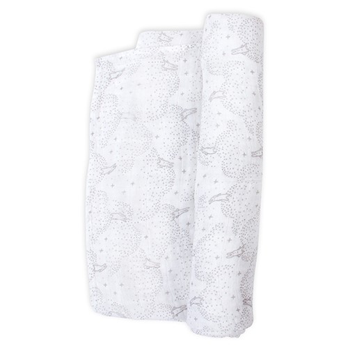 Lange blanc 120 x 120 cm Les Petits dodos