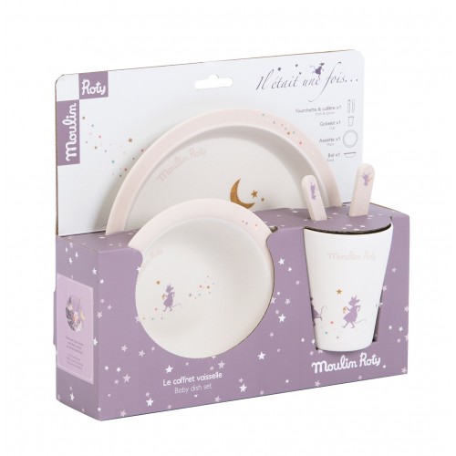 Set vaisselle bambou Il était une fois