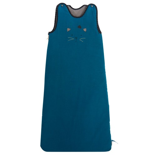 Gigoteuse bleue 90 cm Les Moustaches