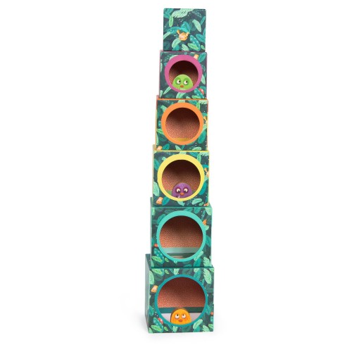 Cubes empilables Dans la jungle