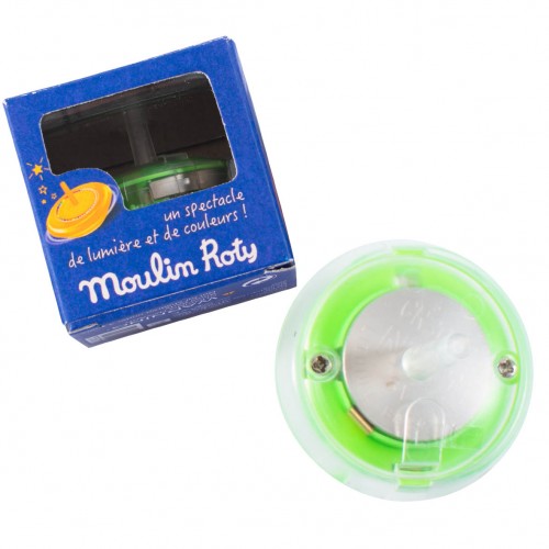 Toupie lumineuse verte Les petites merveilles