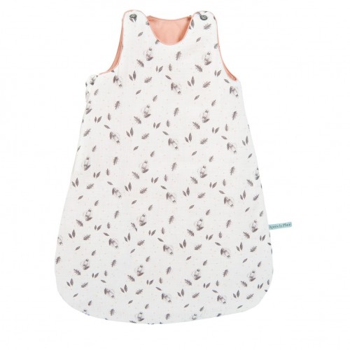 Gigoteuse crème à motifs 70 cm Après la pluie