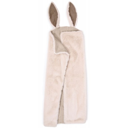 Plaid lapin blanc Rendez-vous chemin du loup Moulin Roty