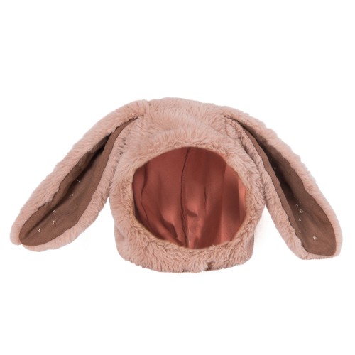 Bonnet lapin rose Rendez-vous chemin du loup 6/12 m