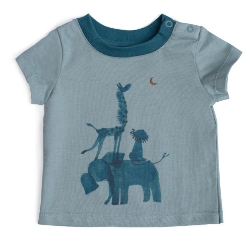 Tee-Shirt Bleu Bastian Sous Mon Baobab