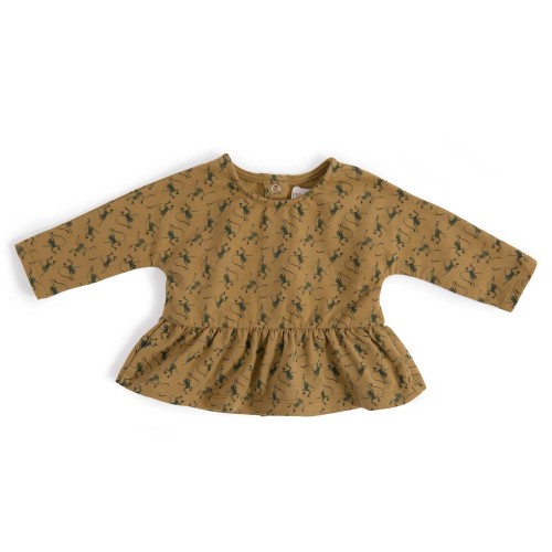 Carine Tee-Shirt Imprimé Singes Sous Mon Baobab Moulin Roty