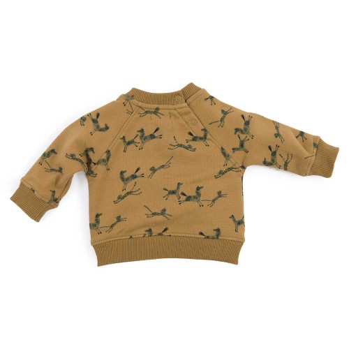 Clovis Sweat-Shirt Imprimé Animaux Sous Mon Baobab Moulin Roty