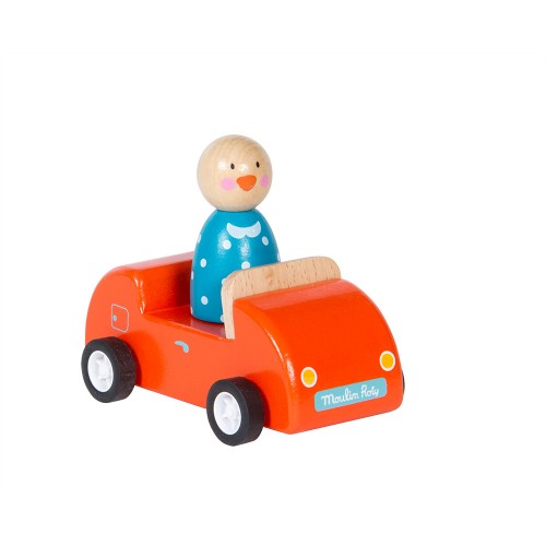Voiture rouge La Grande Famille