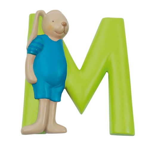 Lettre résine M Grande famille