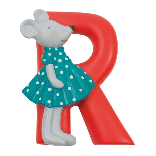 Lettre résine R Grande famille
