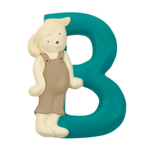 Lettre résine B mouton Grande famille
