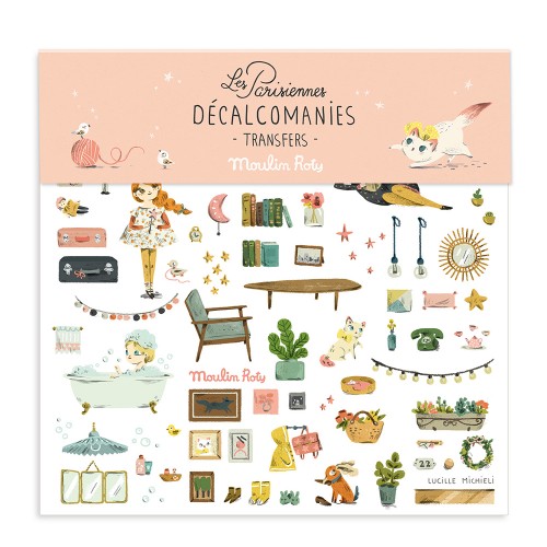 Décalcomanies dans la maison Les Parisiennes