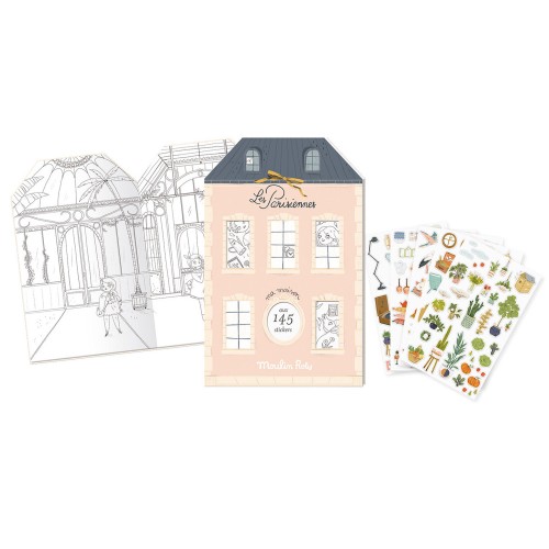Cahier stickers Les Parisiennes - 20 pages