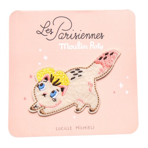 Patch brodé chat Les Parisiennes