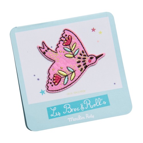 Patch brodé oiseau Les Broc'n Rolls