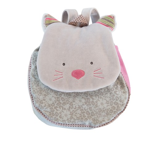 Sac à dos chat gris