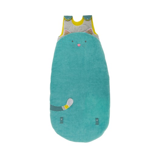 Gigoteuse 90/110 cm chat bleu Les Pachats