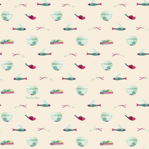 Papier peint motifs les Pachats - 0.53 x 10 m