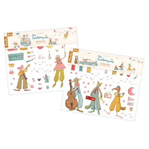 Stickers déco caravane Les Tartempois