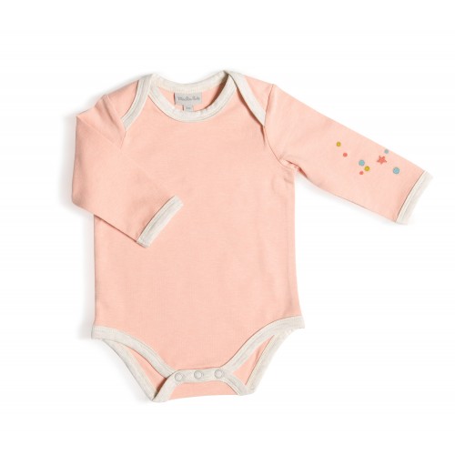Manon Body rose manches longues Les Tartempois 3 mois