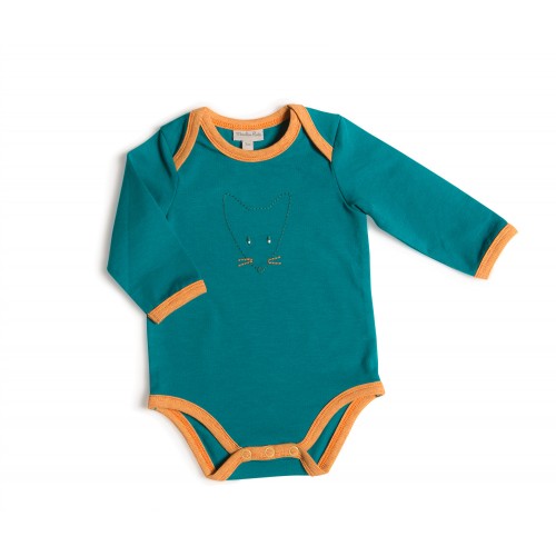 Max Body bleu manches longues Les Tartempois 6 mois
