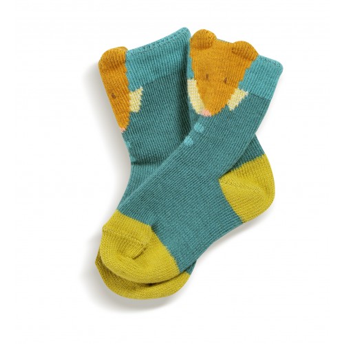 MARTIN Socquettes bleues renard 12/18  m Les Tartempois
