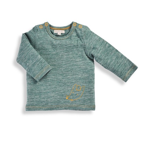 NESTOR T-shirt vert renard Les Tartempois 6m