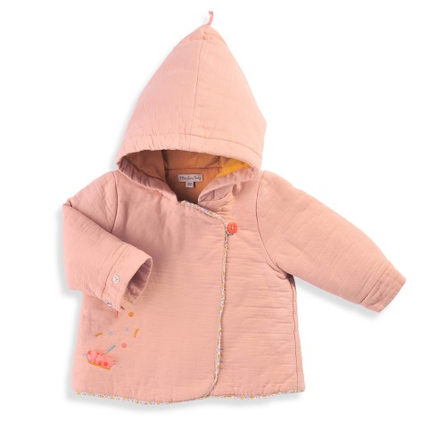 NANOU Manteau rose Les Tartempois 23m