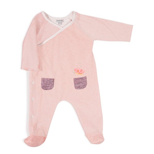 NEIGE Pyjama rose chiné Les Tartempois 1m