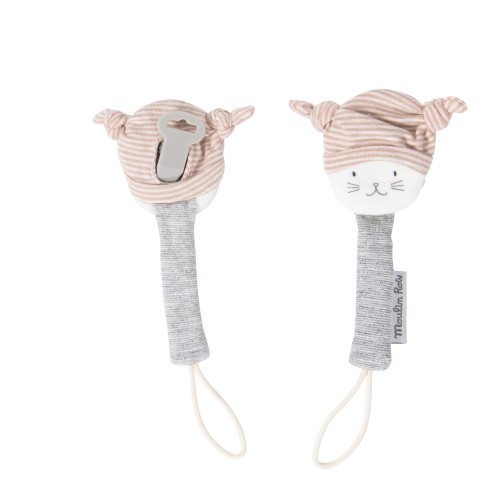 Attache sucette chat Les petits dodos