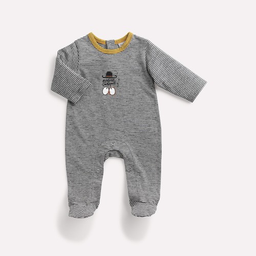 THALES Pyjama gris rayé 6 m Il était une fois