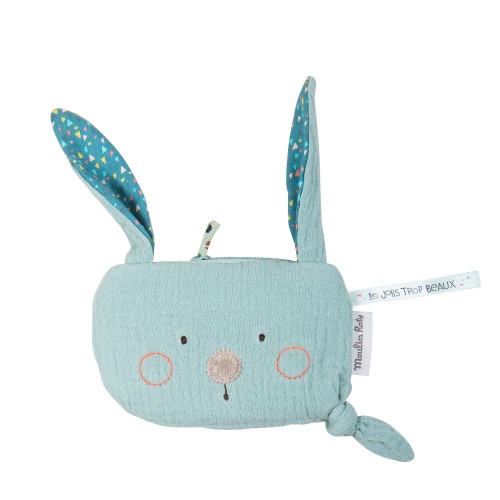 Pochette lapin bleu Les Jolis trop beaux