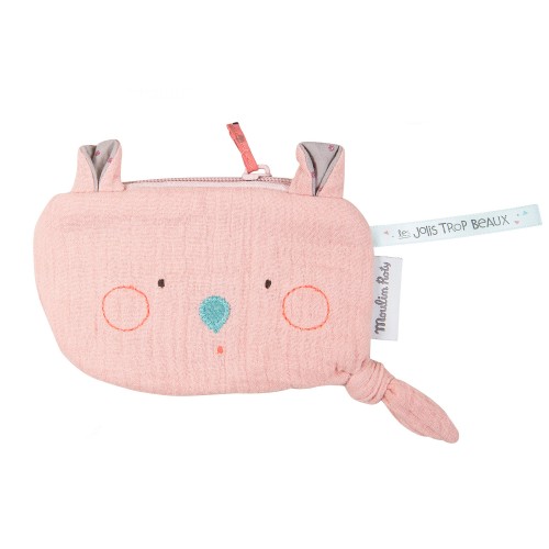 Pochette souris rose Les Jolis trop beaux