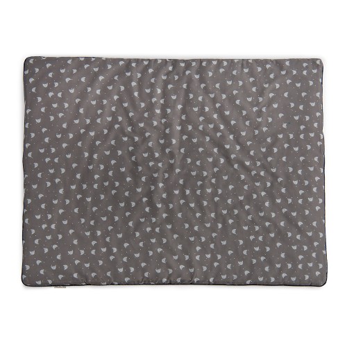 Plaid chats gris Les Moustaches