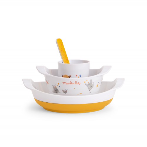 Coffret vaisselle Les Moustaches