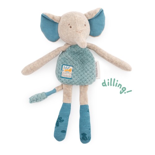 Doudou-hochet éléphant Sous mon baobab