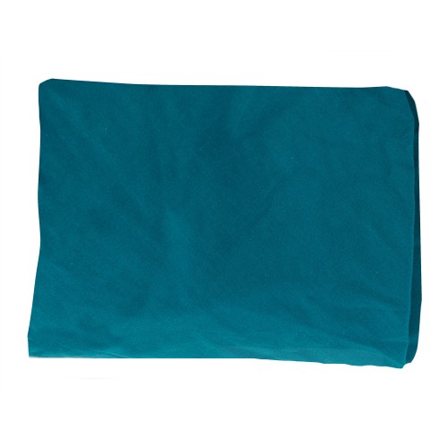 Drap housse bleu lit bébé 70 x 140 cm Sous mon baobab