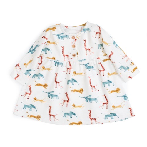 BETSY Robe jersey imprimé allover Sous mon baobab 3m