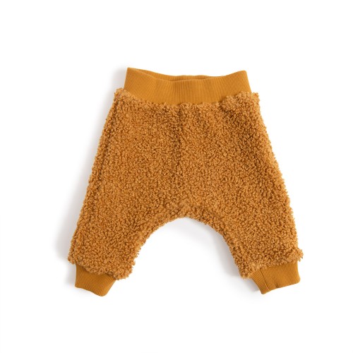 ELTON Sarouel 18m en fourrure curry Pomme des bois