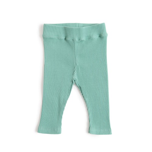 ESTRAGON Legging 18m côtes vert Pomme des bois
