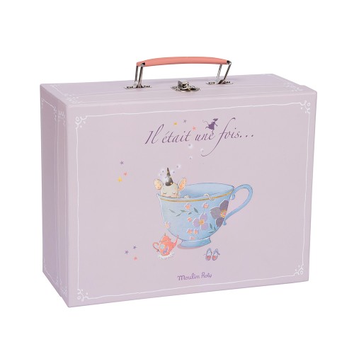 Valise service à thé en céramique (11 pc