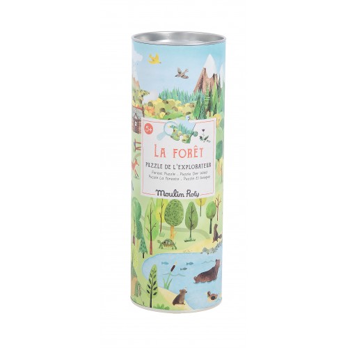 Puzzle de l'explorateur La Forêt (96 pièces) Le jardin du Moulin