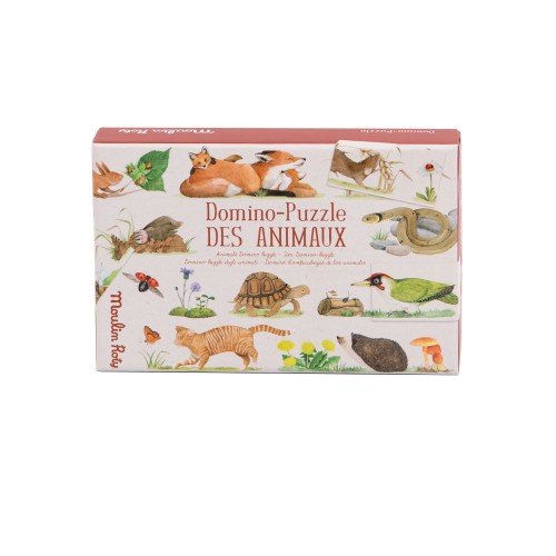 Domino-Puzzle des animaux Le jardin du Moulin