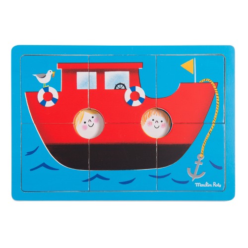 Puzzle à étages Tous à bord ! Les Bambins