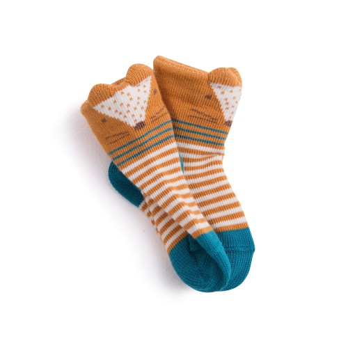 ZOU 6-12 mois Chaussettes garçon renard Le Voyage d'Olga