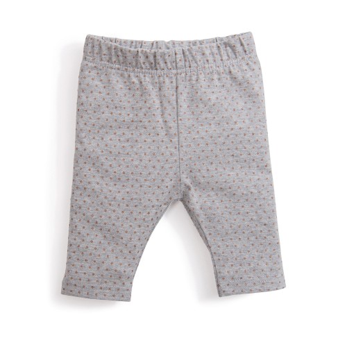 ZED 18m Legging gris imprimé pois cuivre Le Voyage d'Olga